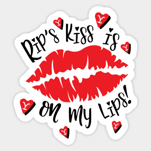 Rip's kiss is on my list! Sticker